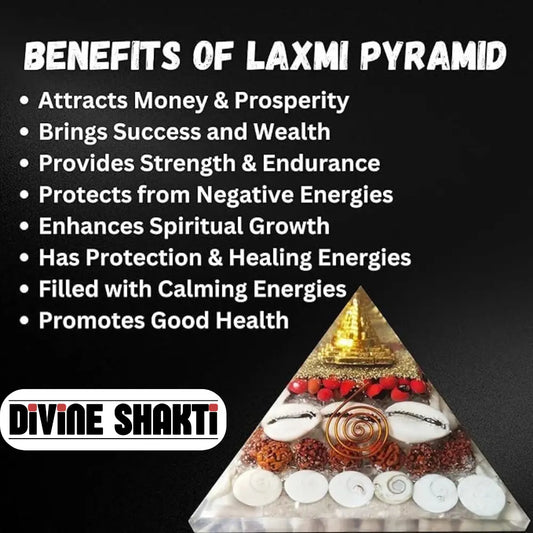 Wealth Attract Golden Laxmi Pyramid