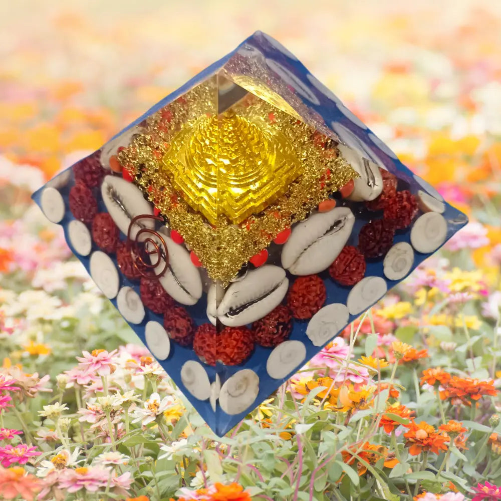 Wealth Attract Golden Laxmi Pyramid