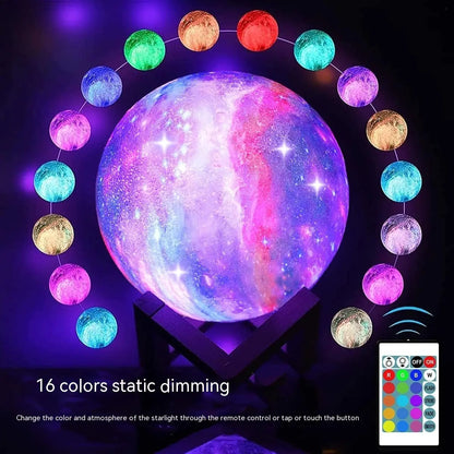 Galaxy Moon Lamp