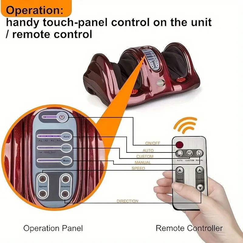 Foot Massager Machine With Remote Controller