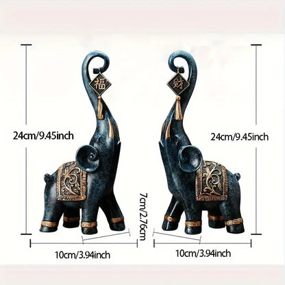 Elephant Resin Decoration TV Cabinet Wine Cabinet Creative Decoration