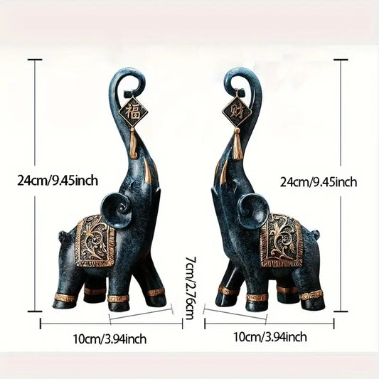 Elephant Resin Decoration TV Cabinet Wine Cabinet Creative Decoration
