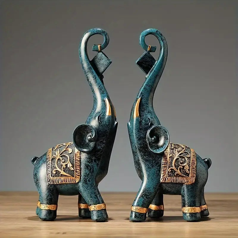 Elephant Resin Decoration TV Cabinet Wine Cabinet Creative Decoration